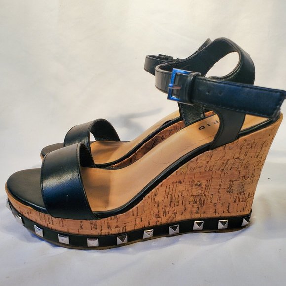 Torrid Studded Cork Wedge Sandals - Picture 6 of 9